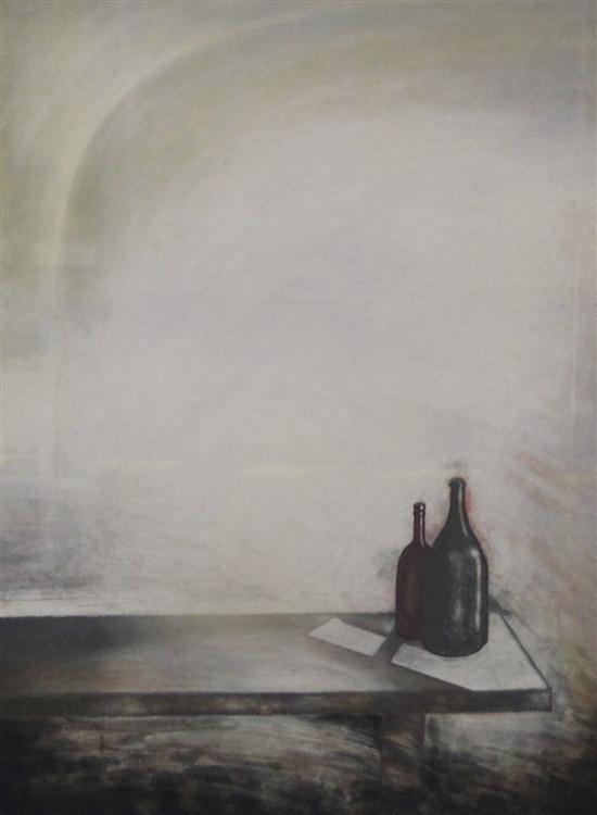 Peter Eastman (South African, b.1976) 'Two Bottles', 19.5 x 14.75in.(-)
